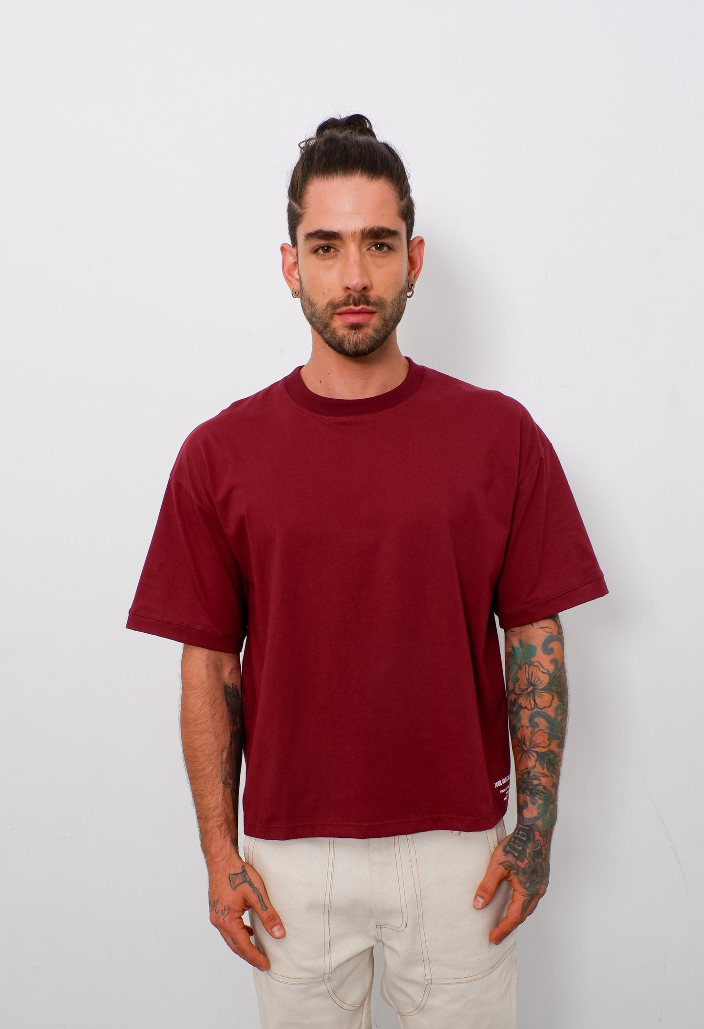 T-shirt San Juan Vinotinto - 100% Algodón Orgánico