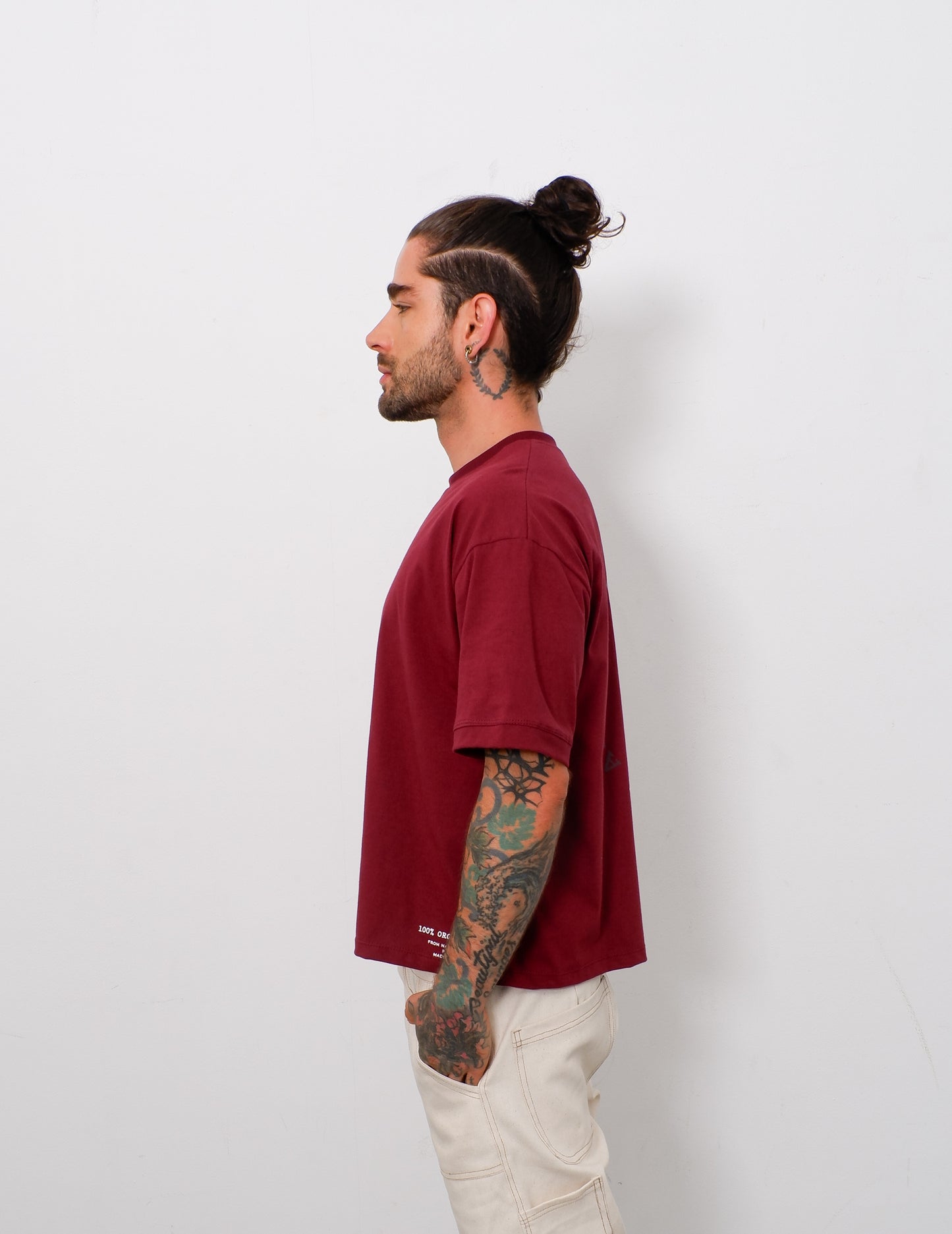 T-shirt San Juan Vinotinto - 100% Algodón Orgánico