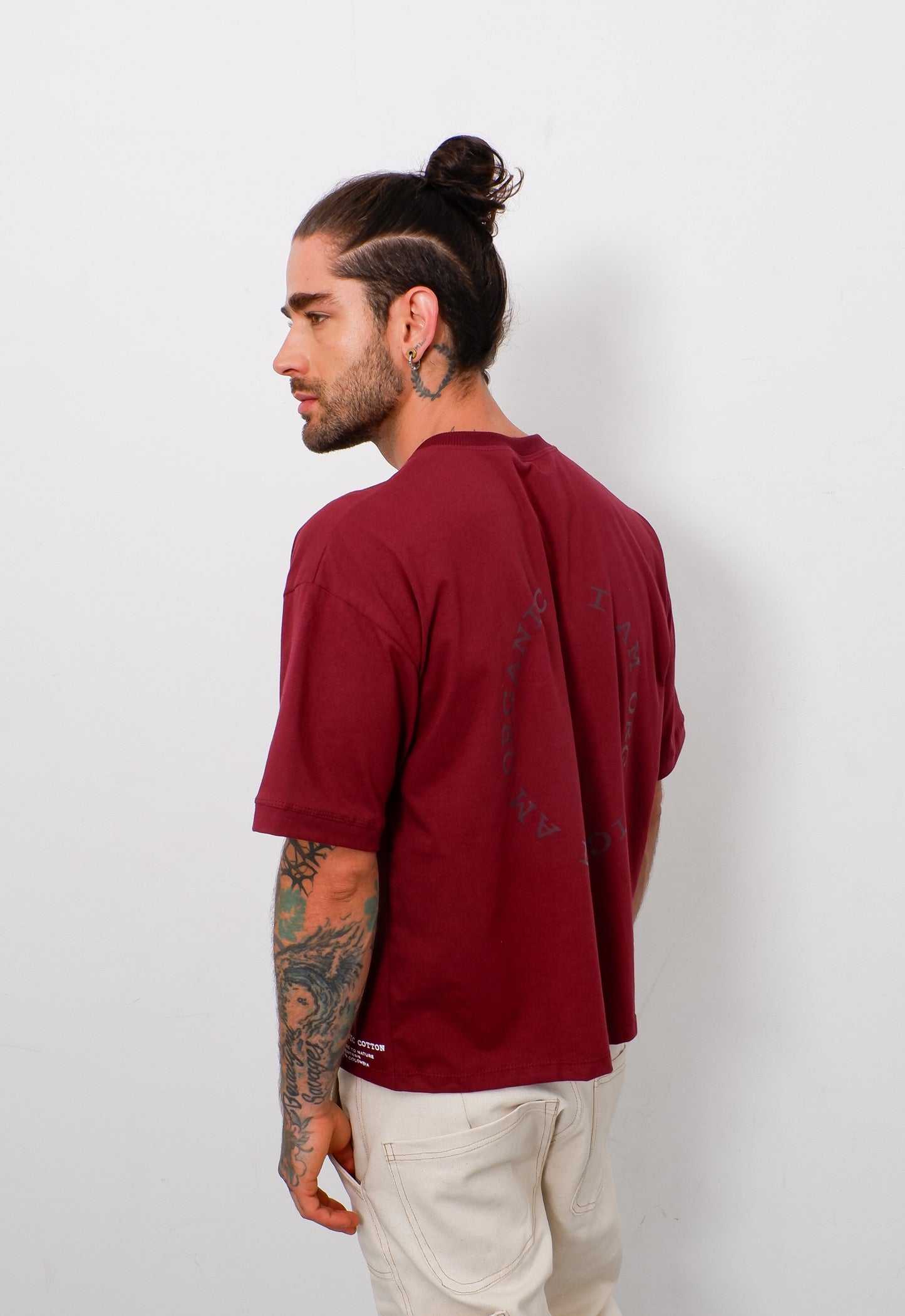 T-shirt San Juan Vinotinto - 100% Algodón Orgánico