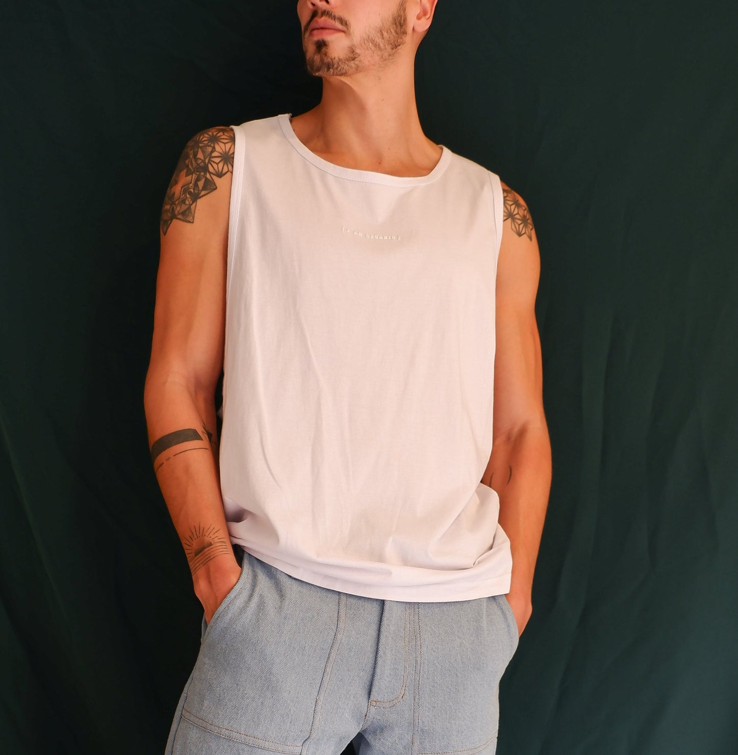 Camisilla Manglar Blanca - 100% Algodón Orgánico