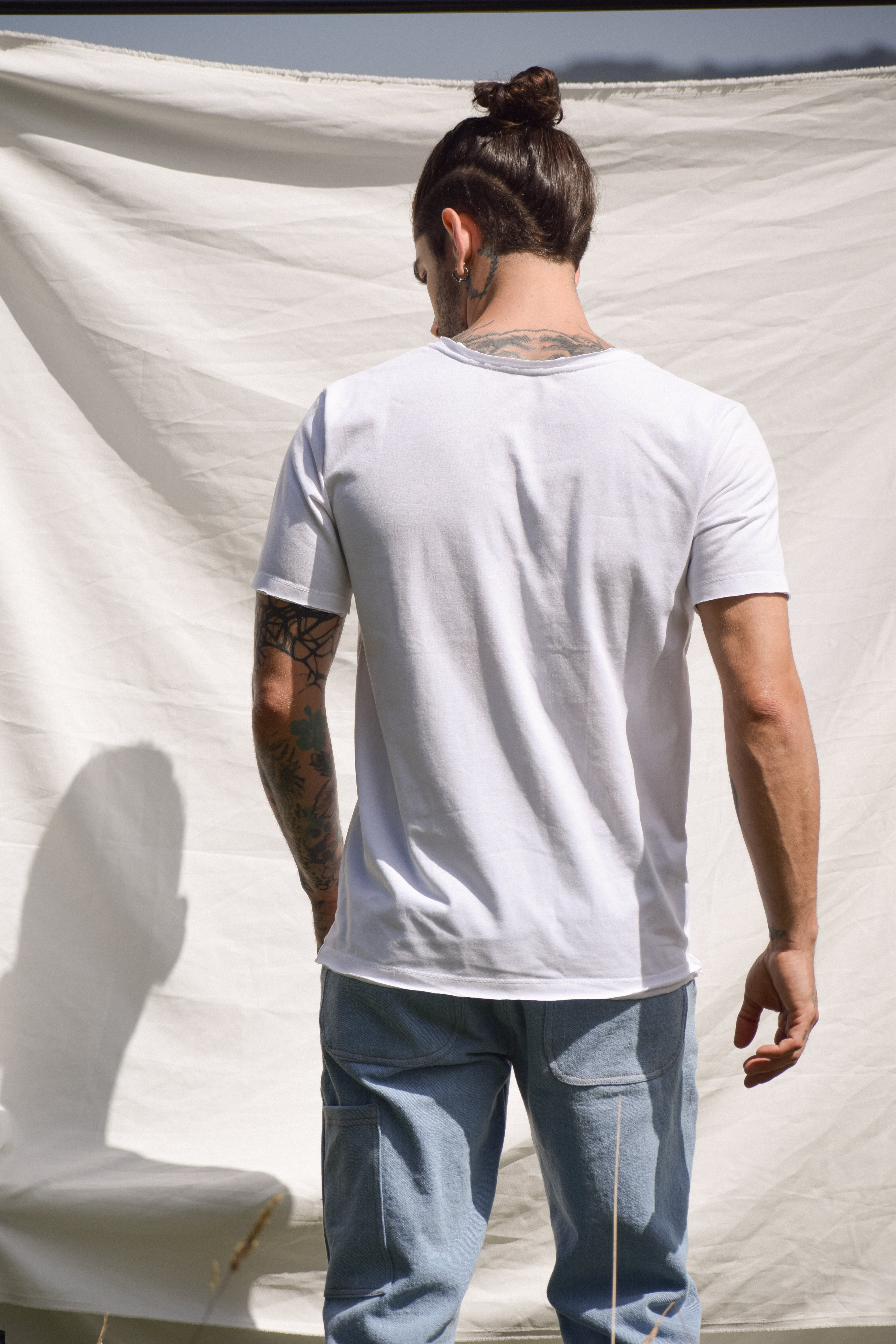 T-shirt Duna Blanca - 100%  Algodón Orgánico