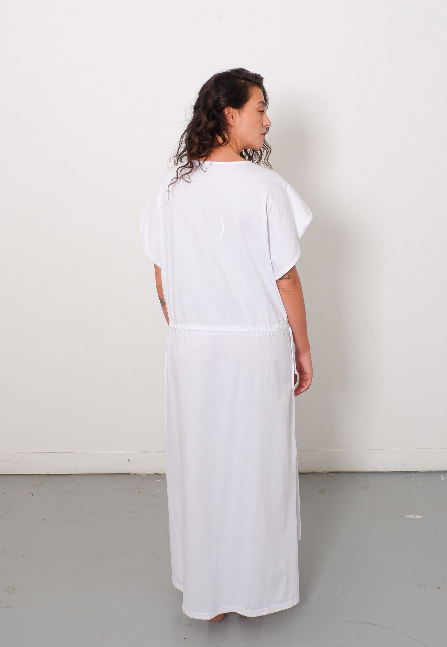 Vestido Oceano Blanco - 100% Algodón Orgánico