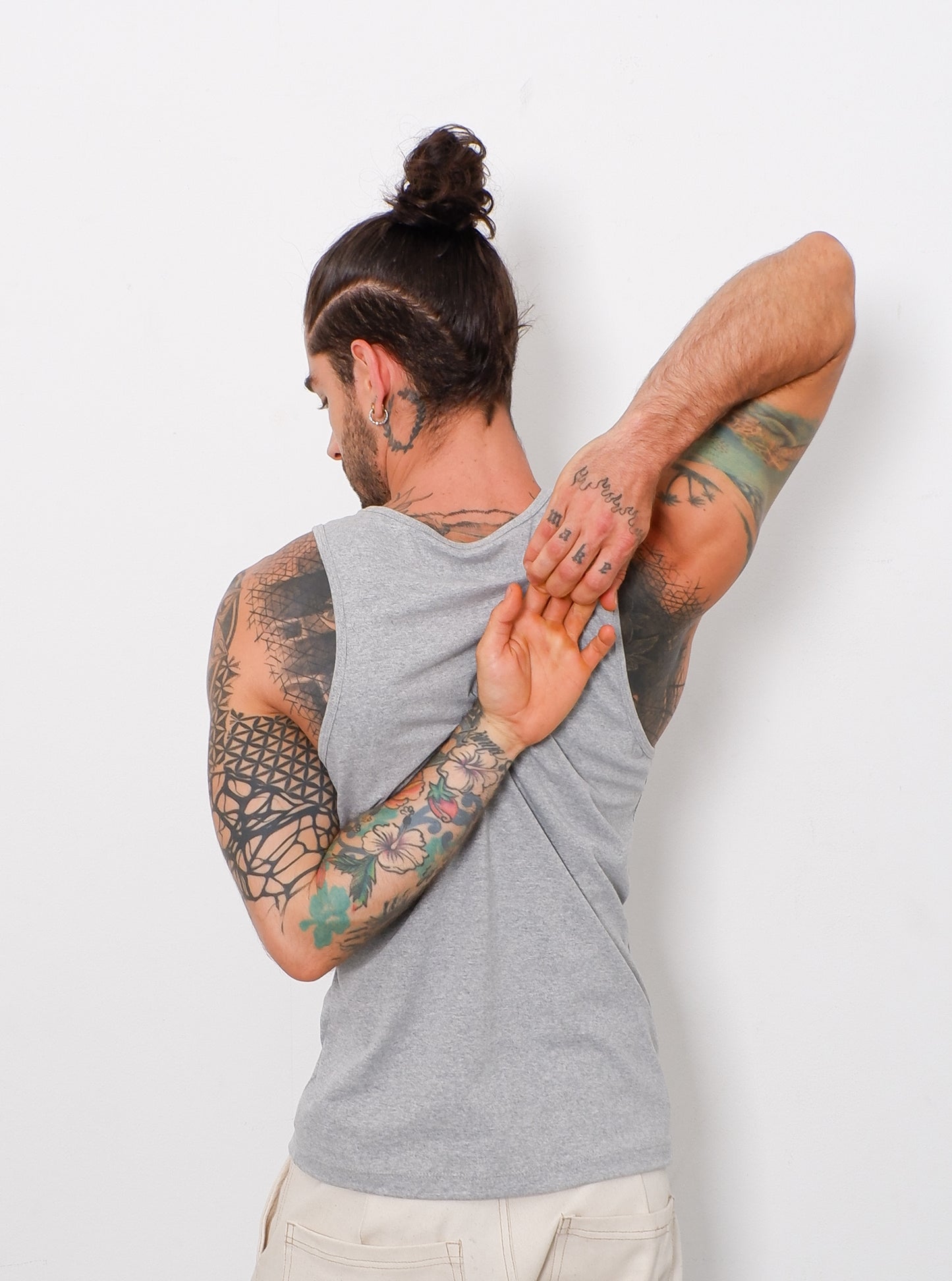 Camisilla Isla Gris Jaspe - 100% Algodón Orgánico