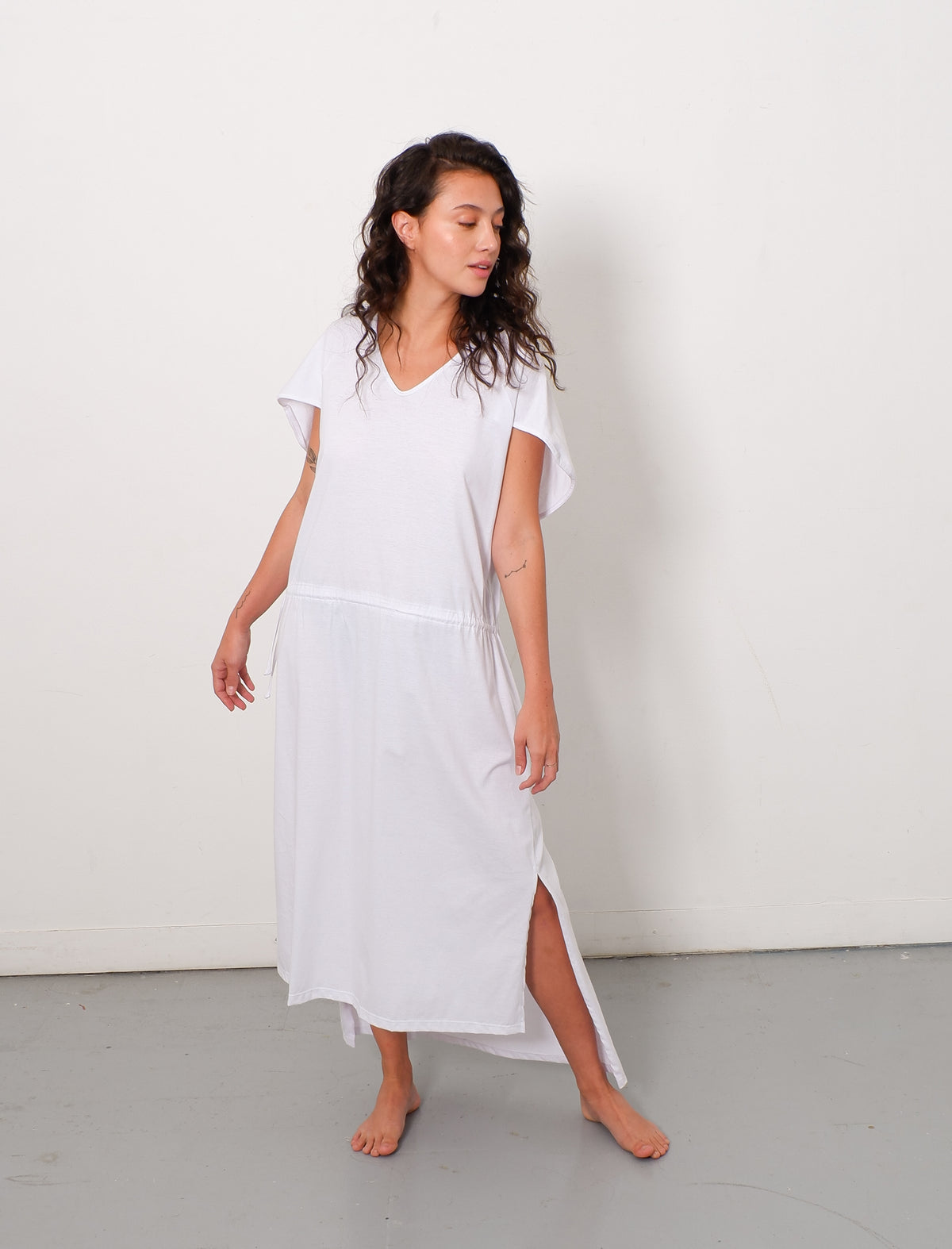 Vestido Oceano Blanco - 100% Algodón Orgánico