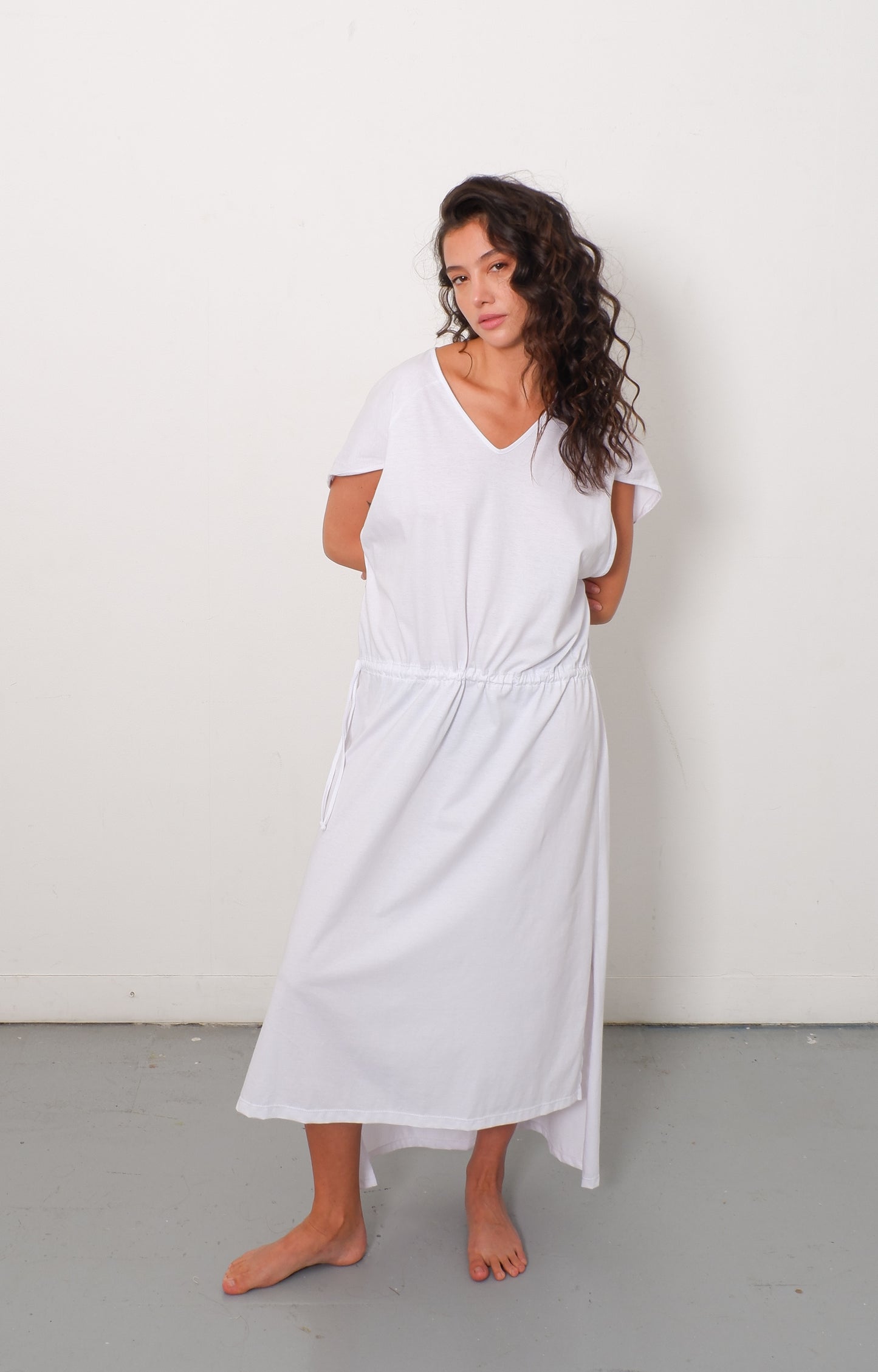 Vestido Oceano Blanco - 100% Algodón Orgánico