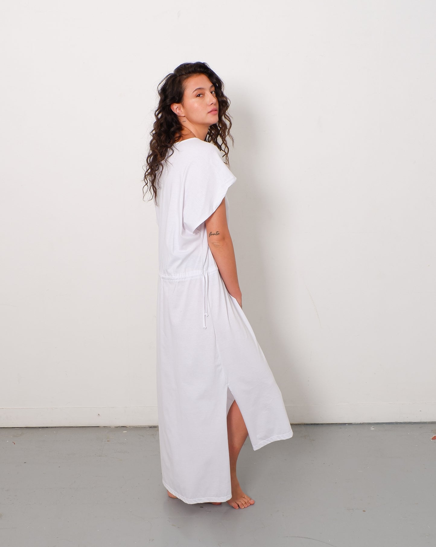 Vestido Oceano Blanco - 100% Algodón Orgánico