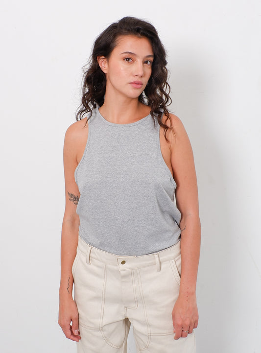 Camisilla Isla Gris Jaspe 100% Algodón Orgánico