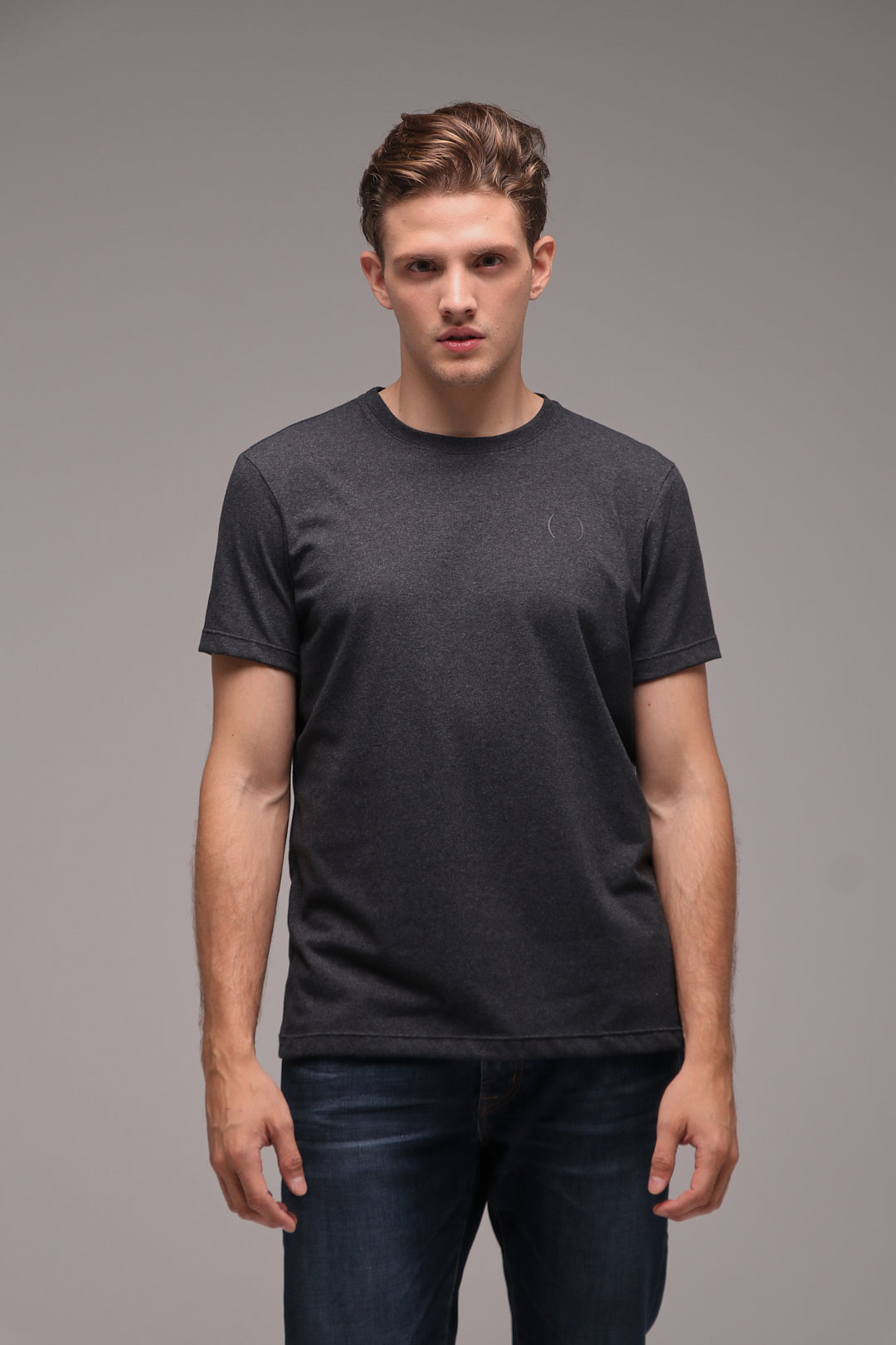 T-Shirt San Bernardo Gris Oscuro - Algodón y PET reciclados