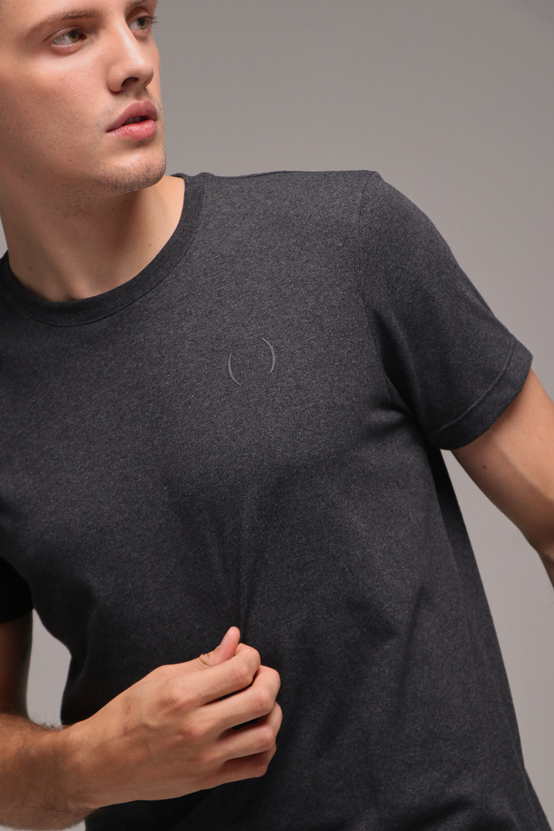 T-Shirt San Bernardo Gris Oscuro - Algodón y PET reciclados