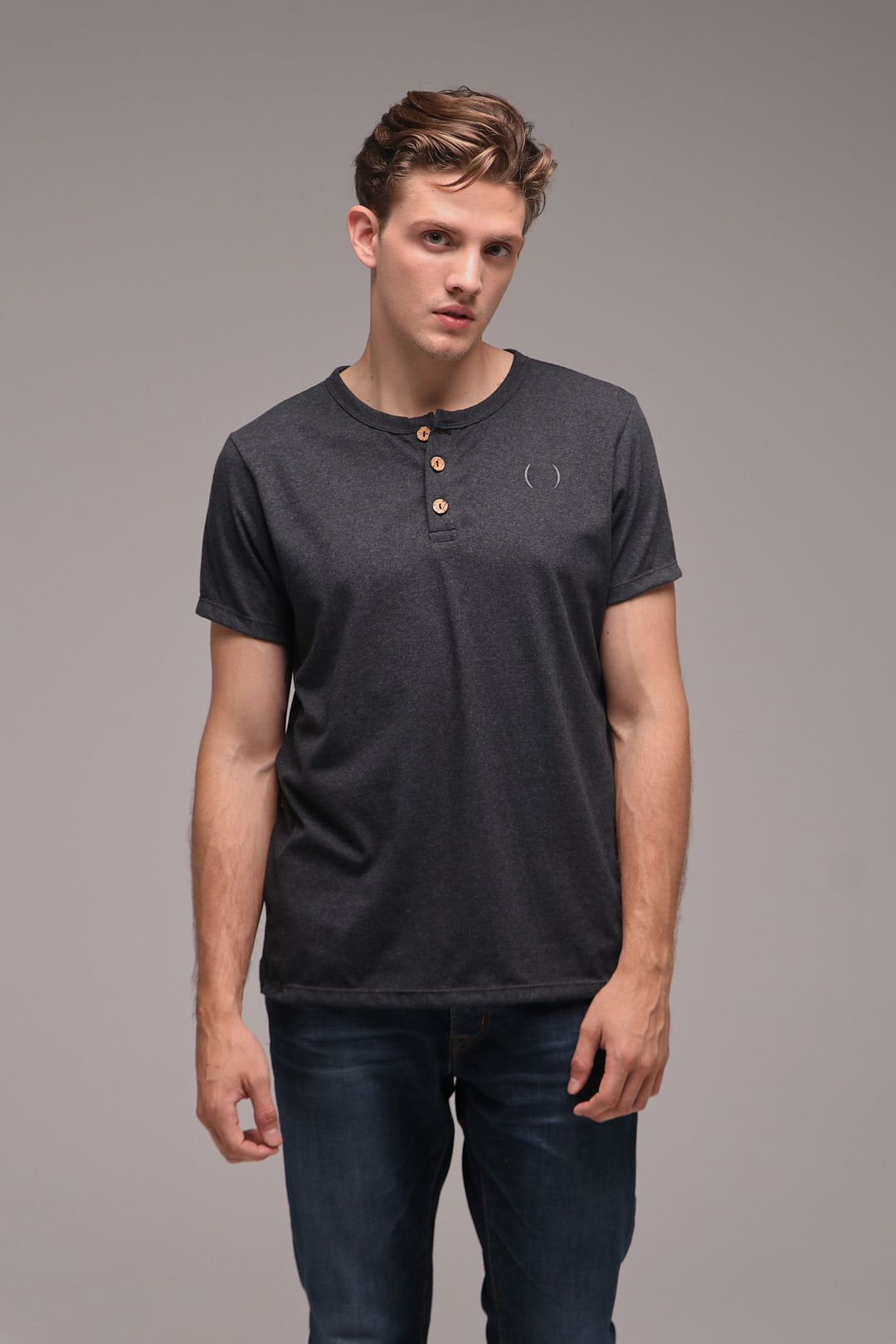 T-Shirt Peninsula Gris Oscuro