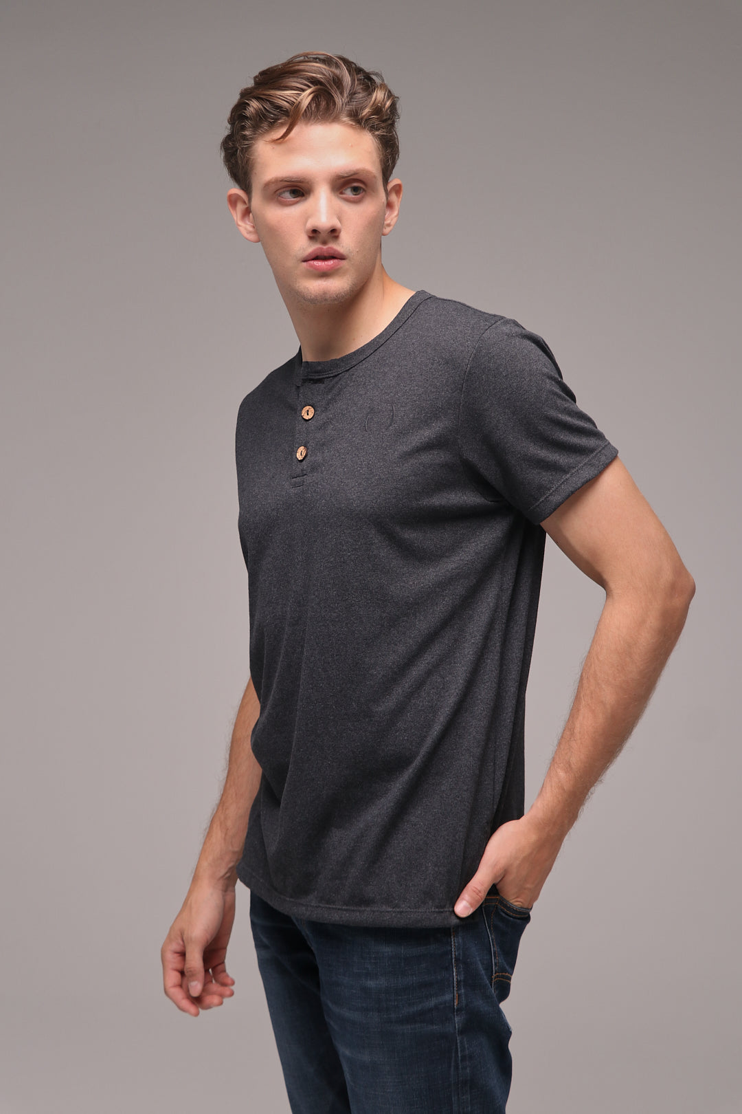 T-Shirt Peninsula Gris Oscuro