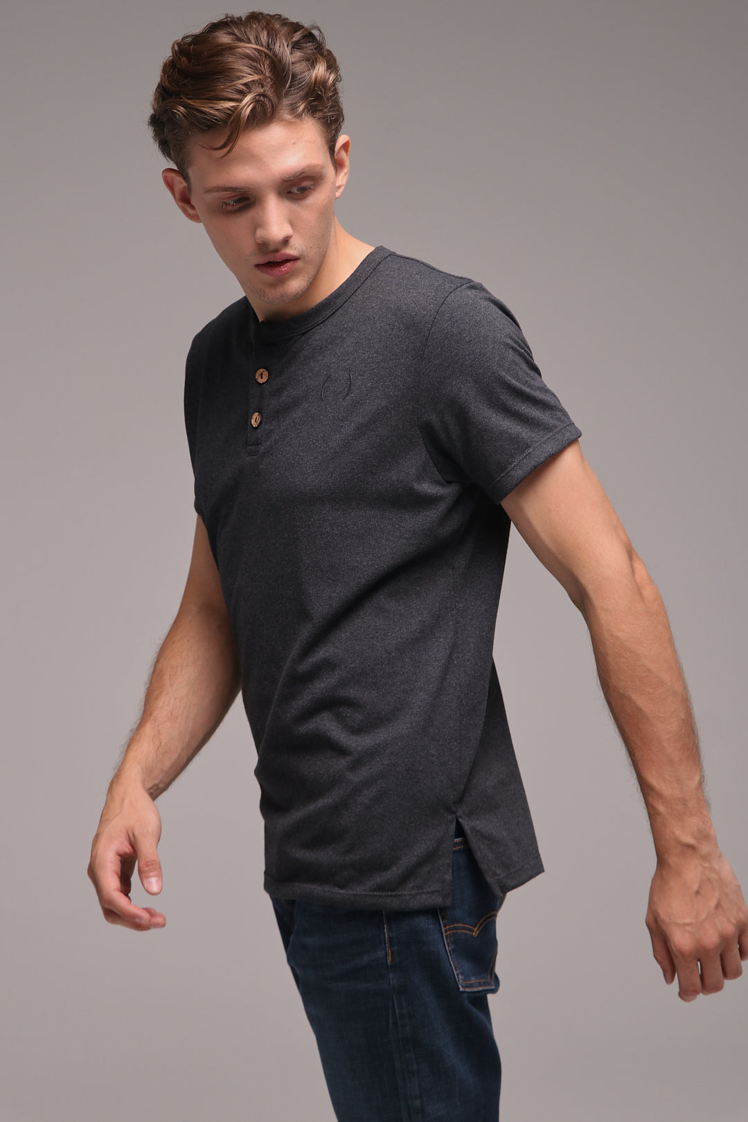 T-Shirt Peninsula Gris Oscuro