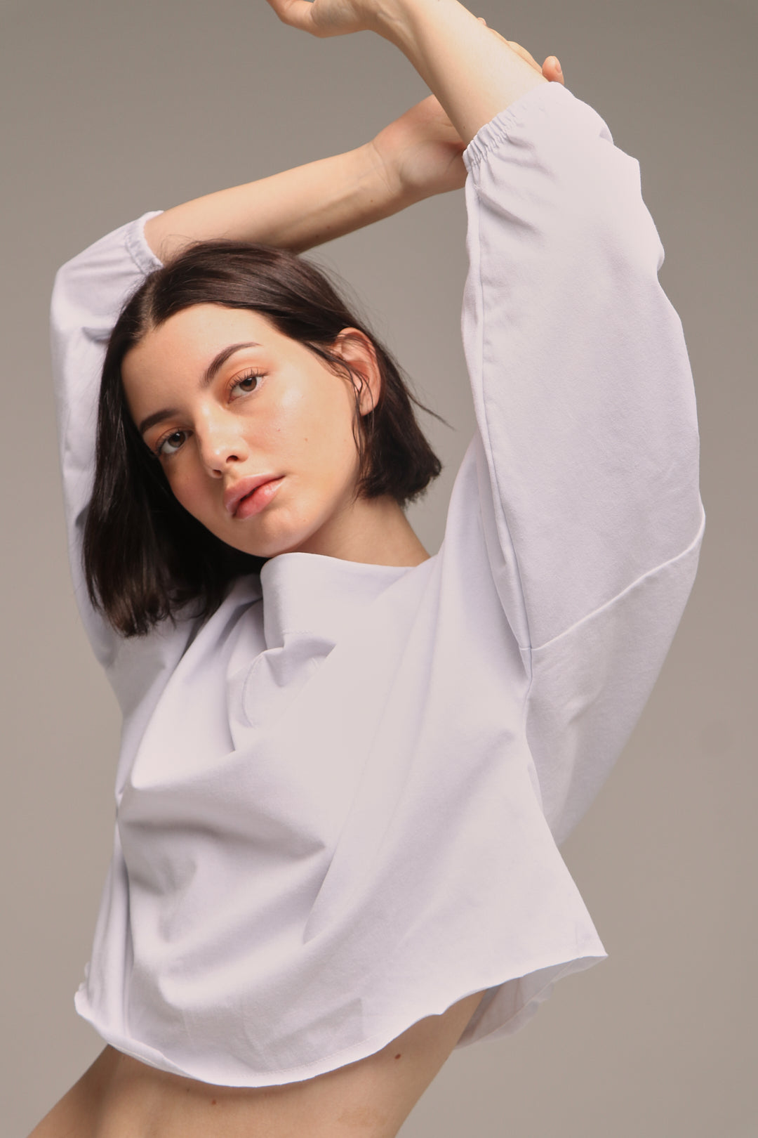 CropTop Páramo Blanco - Algodón y PET Reciclados