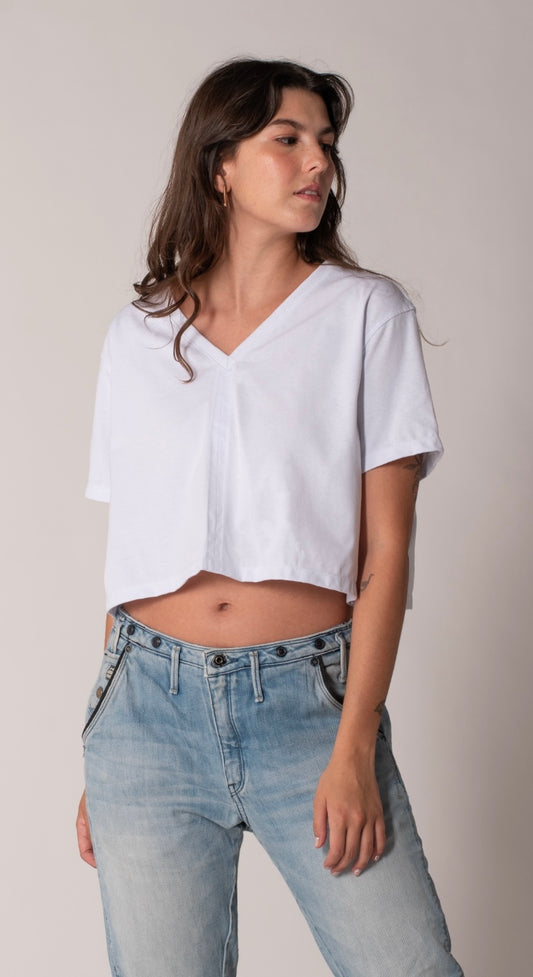 Croptop Pacífico Blanco