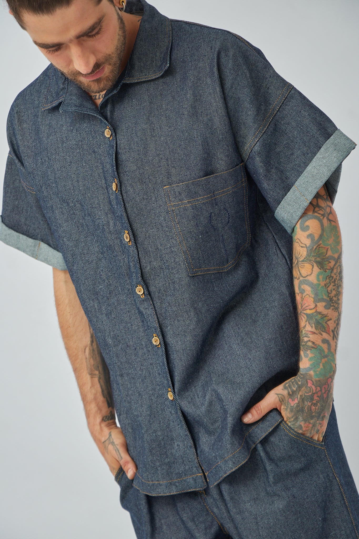 Camisa Tropico Denim Recuperado