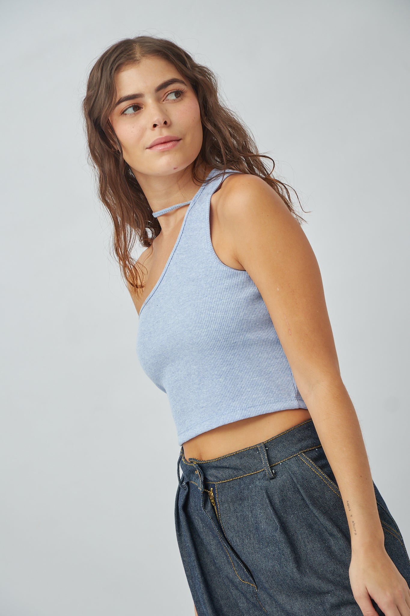 CropTop Mar Azul Jaspe