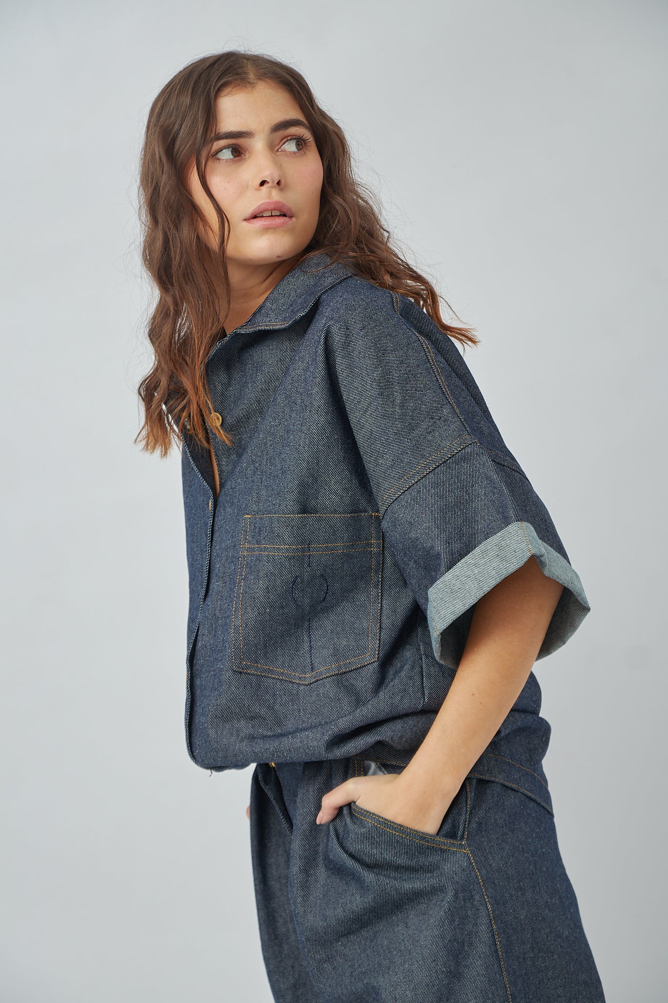 Camisa Tropico Denim Recuperado